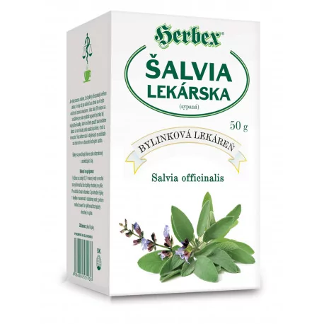 HERBEX Šalvia lekárska sypaný čaj 50 g