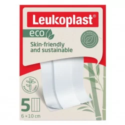 LEUKOPLAST ECO náplasť na rany 6x10 cm 5 ks