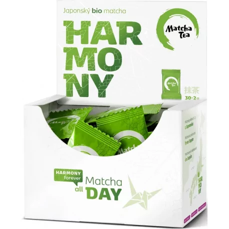 BIO MATCHA TEA HARMONY jemne mletý BIO zelený čaj 15 x 2 g