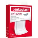 LEUKOPLAST SOFT WHITE náplasť na rany 38 x 72 mm 10 ks