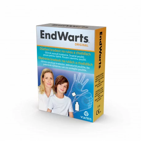 EndWarts ORIGINAL roztok vo fľaške na bradavice 5 ml
