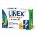 Sandoz LINEX baby s vitamínom D kvapky 8 ml