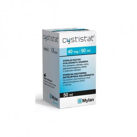 CYSTISTAT 40mg/50ml sterilný roztok hyaluronátu sodného 50 ml