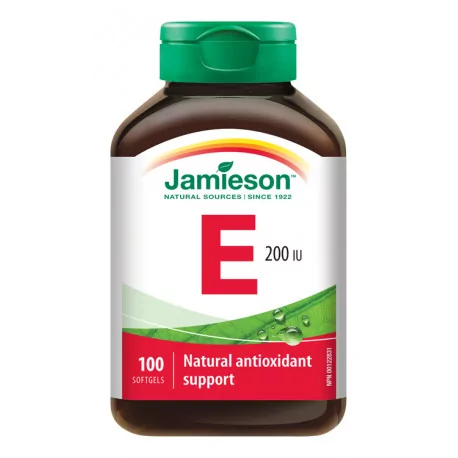 JAMIESON VITAMÍN E 200 IU kapsuly 100 ks