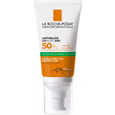 LA ROCHE-POSAY ANTHELIOS UVMUNE 400 SPF 50+ oil control gél-krém 50 ml