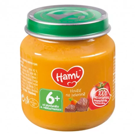 Hami príkrm Hovädzie na zelenine (od ukonč. 6. mesiaca) 125 g