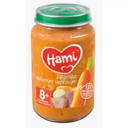 Hami príkrm Zelenina s duseným bravčovým (od ukonč. 8. mesiaca) 200 g