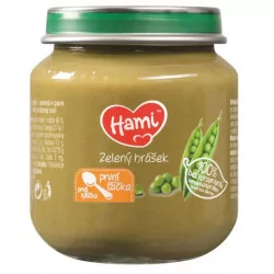 Hami zeleninový príkrm Zelený hrášok prvá lyžička (od ukonč. 4. mesiaca) 125 g