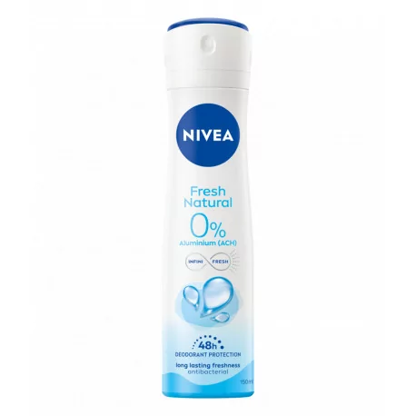 NIVEA SPREJ DEODORANT Fresh natural pre ženy 150 ml