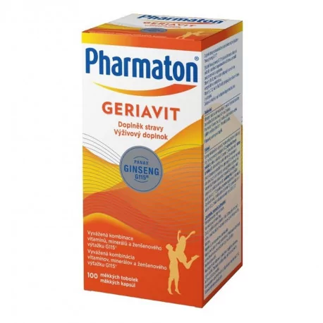 Pharmaton GERIAVIT vitality 50+ tablety 100 ks