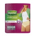 DEPEND Super L pre ženy naťahovacie nohavičky 9 ks
