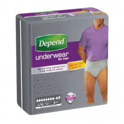 DEPEND MAXIMUM L/XL pre mužov naťahovacie nohavičky priedušné 9 ks