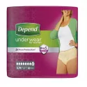 DEPEND SUPER S/M pre ženy naťahovacie nohavičky 10 ks