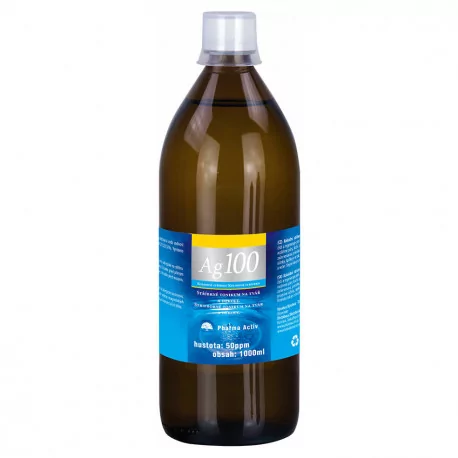 Pharma Activ Koloidné striebro Ag100 hustota 50ppm 1000 ml