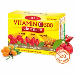 TEREZIA VITAMÍN C 500 trio natur+ kapsuly 60 ks 