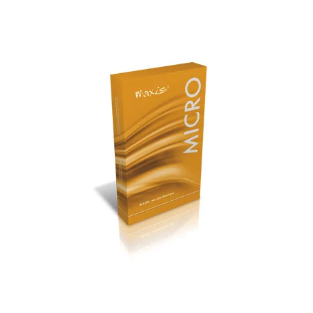MAXIS MICRO STEHENNÁ PANČUCHA veľkosť 5 krátka so špicou pravá s up. v páse bronz 1 ks
