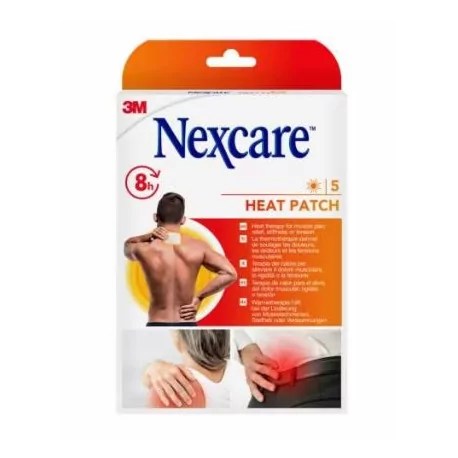 3M Nexcare HEAT PATCH Náplasť hrejivá 9,5 x 13 cm 5 ks