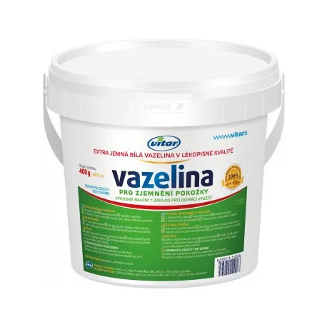 VITAR Vazelína extra jemná biela 400 g