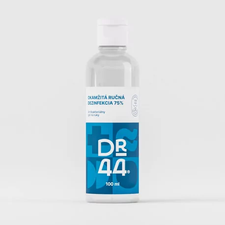 DR.44 OKAMŽITÁ RUČNÁ DEZINFEKCIA antibakteriálny gél (75% etanol) 100 ml