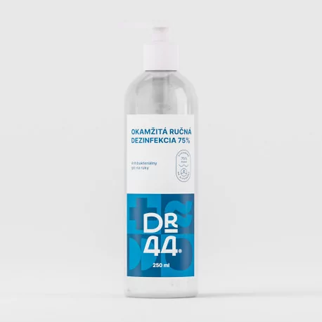 DR.44 OKAMŽITÁ RUČNÁ DEZINFEKCIA antibakteriálny gél (75% etanol) 250 ml