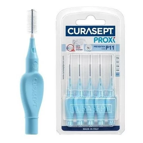 CURASEPT PROXI PREVENTION P11 Modré medzizubné kefky 6 ks