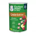 Gerber Organic CHRUMKY Ryžovo-pšeničné s malinami a banánom (od ukonč. 8. mesiaca) 35 g