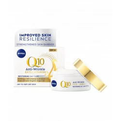 NIVEA Spevňujúci denný krém Q10 POWER SPF15 proti vráskam normálna pleť 50 ml