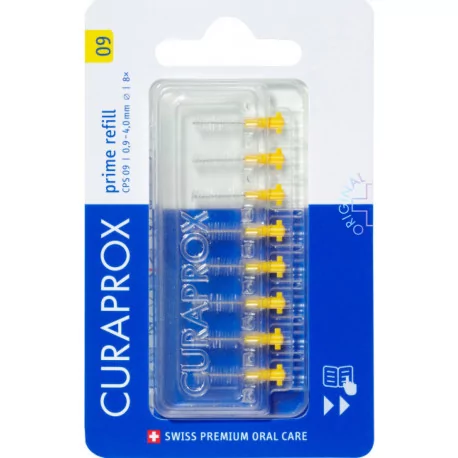 CURAPROX CPS 09 ŽLTÁ medzizubné kefky 8 ks
