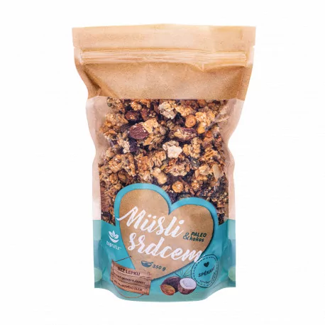 topnatur Müsli srdcom Paleo & kokos bezlepkové 350 g