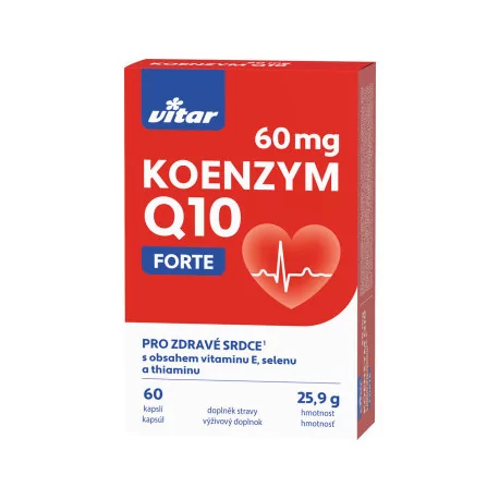 VITAR KOENZYM Q10 FORTE 60 mg kapsuly 60 ks