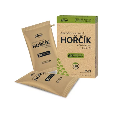 VITAR HORČÍK AQUAMIN Mg + vitamín B6 kapsuly 60 ks
