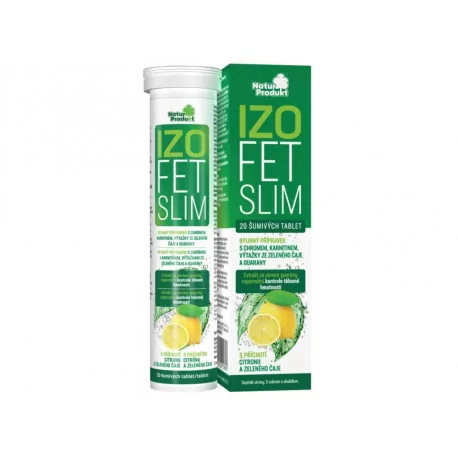 NaturProdukt IZOFET SLIM šumivé tablety 20 ks