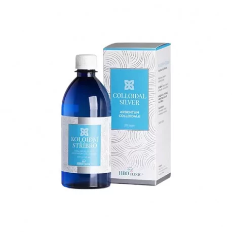 HBO Clinic KOLOIDNÉ STRIEBRO hustota častíc 20 ppm, 500 ml