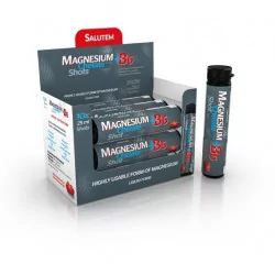 SALUTEM MAGNESIUM Chelate + B6 cherry ampulky na pitie s višňovou príchuťou 10 x 25 ml