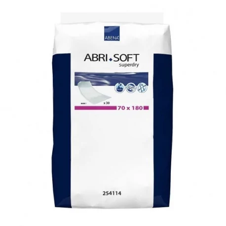 ABENA ABRI SOFT superdry 70x180 cm podložka zastielacia savosť 2000 ml 30 ks