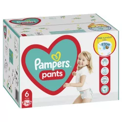 PAMPERS Active PANTS BOX 6 plienkové nohavičky (15+ kg) 84 ks