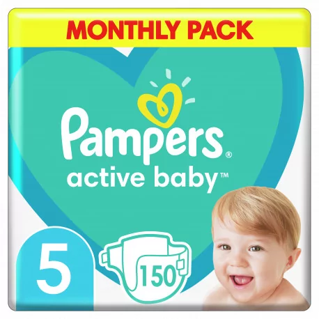 PAMPERS Active Baby MSB S5 150 ks