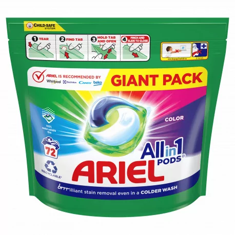 Ariel Color Gelové tablety 72 ks