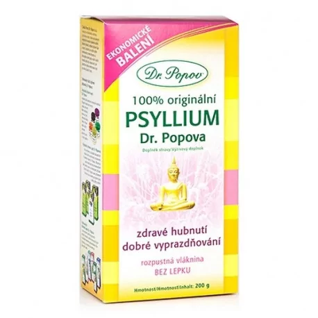 DR. POPOV PSYLLIUM rozpustná vláknina 200 g