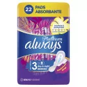 Always Platinum Quatro Night Vložky 22 ks