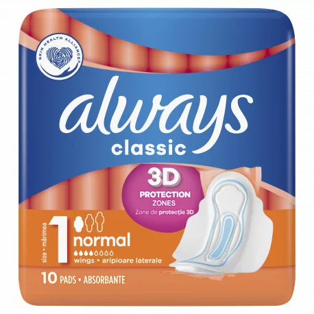 Always Classic Single Normal Vložky 10 ks