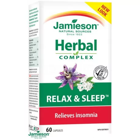 JAMIESON RELAX A SPÁNOK HERBAL COMPLEX 60 kapsúl
