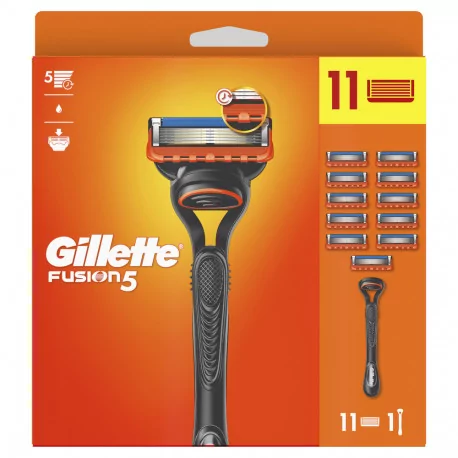 Gillette Fusion Special pack Strojček + 11ks NH