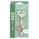 Venus Rosegold Deluxe Smooth Sensitive Strojček + 3 ks NH