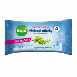 Bupi BABY Vlhčené utierky Ultra soft s pantenolom 56 ks