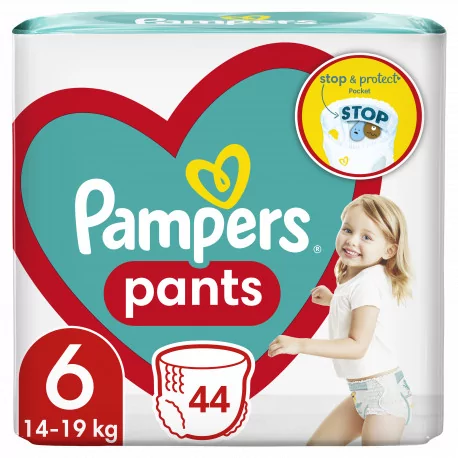 PAMPERS Pants JP S6 (15+kg) 44 ks