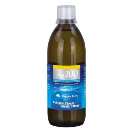 Pharma Activ Koloidné striebro Ag100 hustota 20ppm 1000 ml