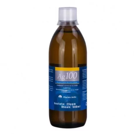 Pharma Activ Koloidné striebro Ag100 hustota 25ppm 500 ml