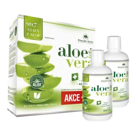 Pharma Activ AloeLive šťava z aloe 99,7% + 2 x 1000 ml 