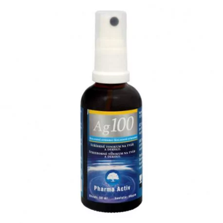 Pharma Activ Koloidné striebro Ag100 hustota 40ppm sprej 50 ml
